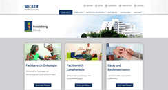 Desktop Screenshot of inselsberg-klinik.de